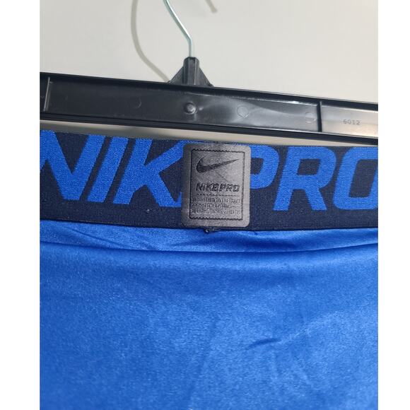 Nike Pro Deep Royal Blue Combat Hyperwarm Lite Compression Pants Size M NWT - Picture 3 of 5